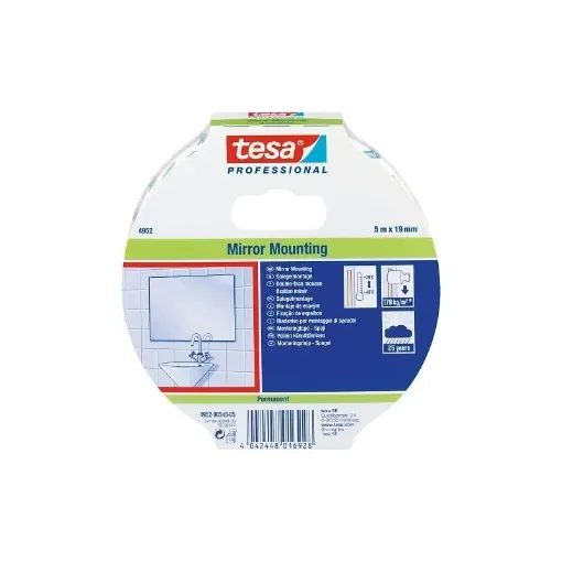 Tesa - Double-Sided Mounting Tape for Humid Environments - TESAFIX/5X19 product image