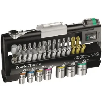Wera - Tool-Check 1 SB Socket Set with Ratchet - 05073220001 product image