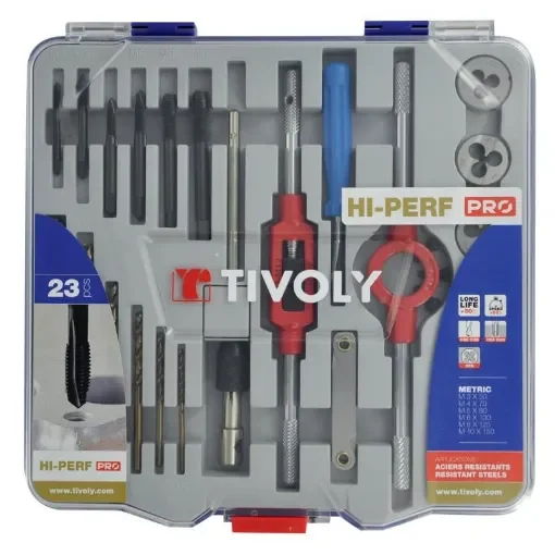 TIVOLY - M3/M10 Tap and Die Set - Precision Metric Tools product image