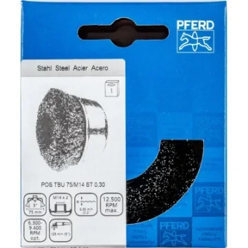 PFERD - Steel Wire Crimped Cup Brush M14 x 75mm - 43469001 product image