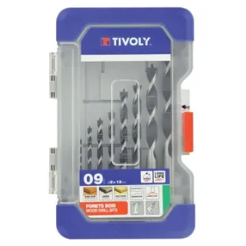 TIVOLY - 9-Piece Graduated Wood Drill Bit Set (2mm-12mm) - 10863870003 product image