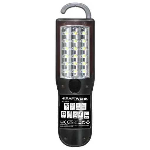 Kraftwerk - Rechargeable LED Lamp with Hook & Magnet - 32076 product image
