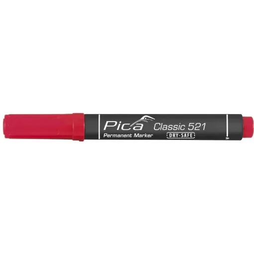 PICA - Classic Permanent Marker Chisel Tip Red - 521/40 product image