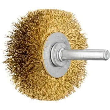 PFERD - Round Brush with Shaft, Brass Wire, 50 mm - 43104002 product image
