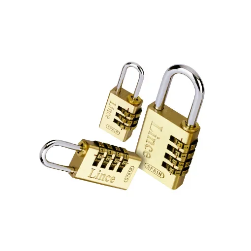 LINCE - 40mm Combination Brass Padlock - 200-40 BL product image