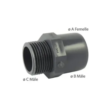 Adapt - PVC Female-Male Adhesive Fitting product image