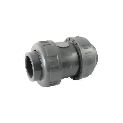CODITAL - PVC Glue-On Double Union Non-Return Valve 25mm - RS5005402002500 product image