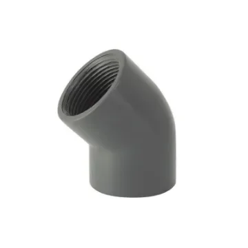 Spears Manufacturing - 3/8" PVC Schedule 80 45° Elbow FNPT - 819-003 product image