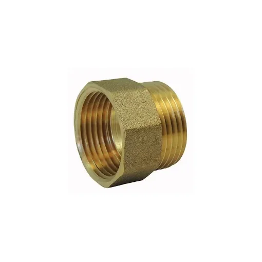 Midland Industries - Brass Equal Male/Female Coupling 1/8" NPT - 706120-0202 product image