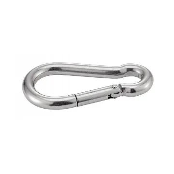 Stainless Steel Carabiner with Eyelet, 4mm Diameter product image