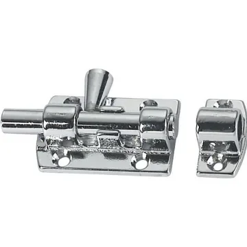 Hinelson - Chrome-Plated Brass Shutter Bolt with Brass Piston - 60mm product image