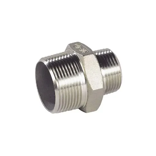 Polberis - Stainless Steel Male-Male Reducer 1/2" x 3/8" BSP - 13114 product image