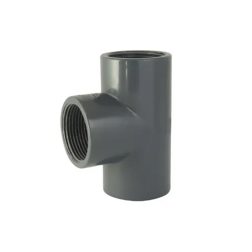 CODITAL - 90° Equal Female Threaded PVC Tee - 5005833001200 product image