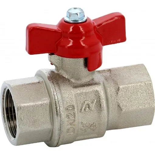 GENEBRE - Chrome-Plated Brass Butterfly Valve - H3046 product image