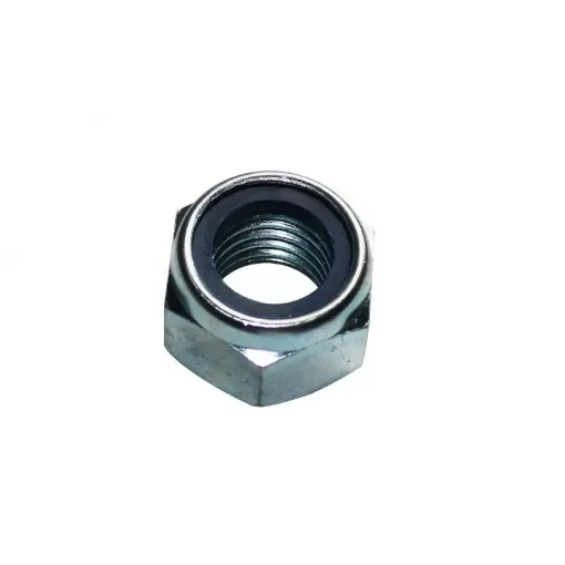 DINMARK - Hexagon Nut with Nylon Insert, Zinc Plated - DIN 985 product image