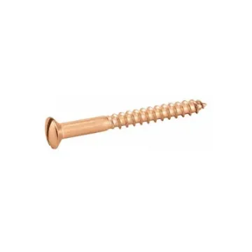 TFB - Brass Wood Screw Countersunk Domed Slotted product image