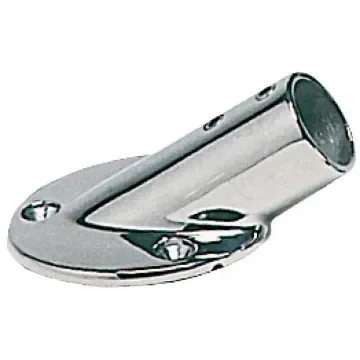 InoxAlu - 30° Round Balcony Connector for 22mm Tubes - 41.112.00 product image