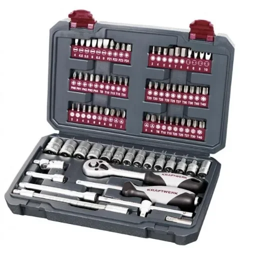 Kraftwerk - 1/4" Socket Wrench Set, 82 Pieces - 204.101.001 product image