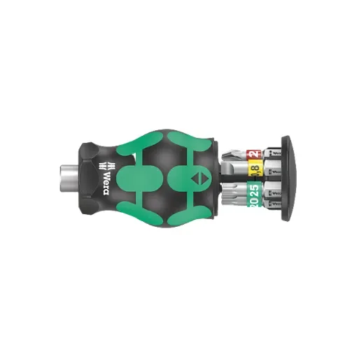 Wera - Kraftform Kompakt Stubby 1 Screwdriver with Bit Storage - 05008873001 product image