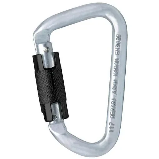 KRATOS SAFETY - Automatic Aluminium Carabiner 1/4 Turn Lock - FA5030222 product image