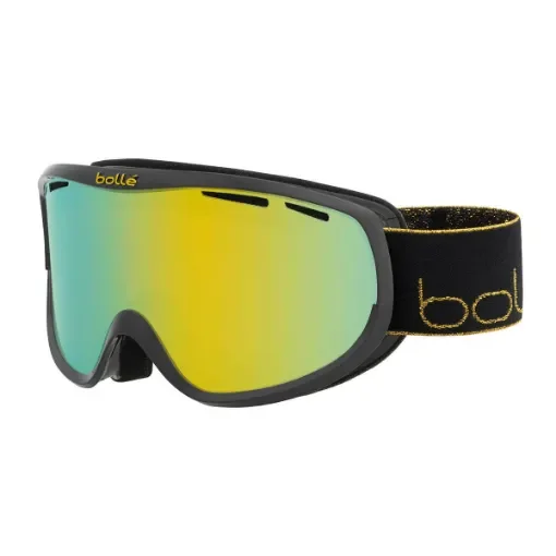 BOLLE - Sierra Black & Gold Shiny Ski Goggles - 21945 product image