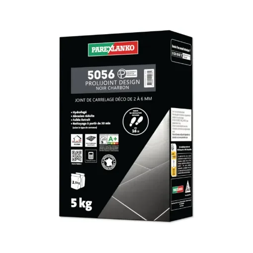 Parexlanko - Joint Tiling Grout Charcoal 5 kg - L5056CHARBON05 product image