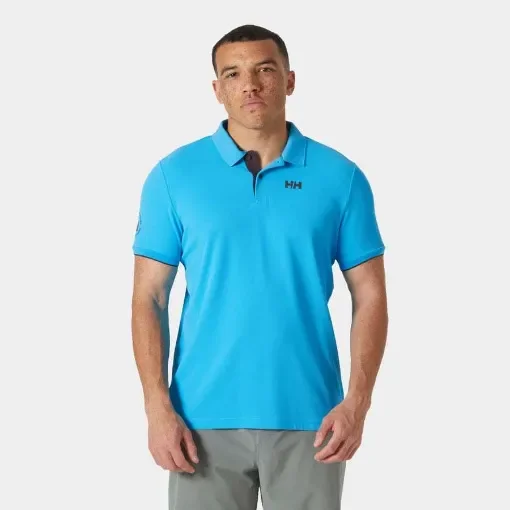 Helly Hansen - Ocean Polo 2.0 Cyan Men's Sailing Polo product image