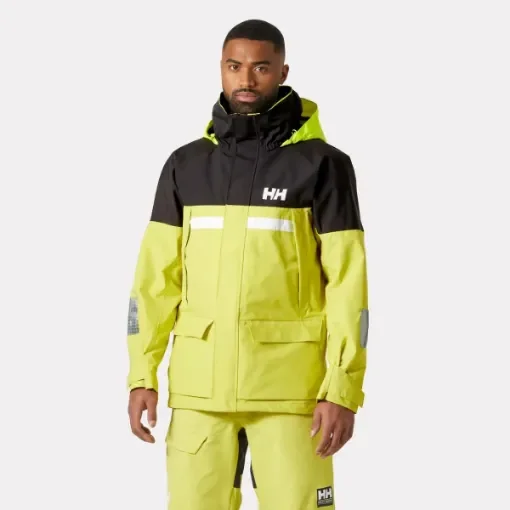 Helly Hansen - Men's Coastal Quarter Jacket PIER 4.0 CYBER LIME product image