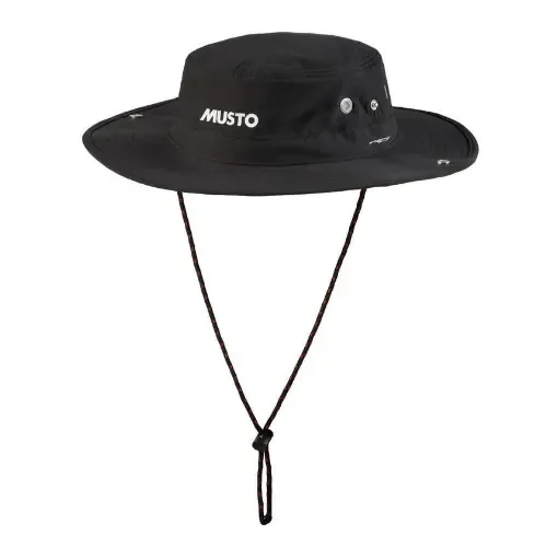 MUSTO - Men's Sailing Brimmed Hat Black - UPF 40 Protection product image