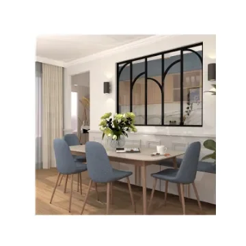 Verriere Indoor Aluminium Glass Partition - 5 Panes - V5-5A-C-9005 product image