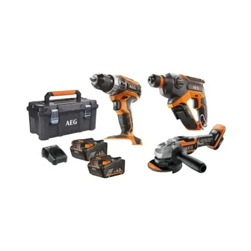 AEG - Impact Drill-Screwdriver Set with Grinder & Hammer Drill - 4935478616 product image