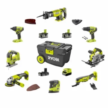 Ryobi - 8 Tool Combo Kit with 3 Batteries - R18CK8-3552T product image