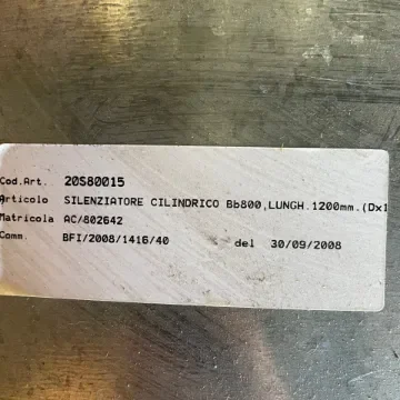 Gianneschi - Condaria Silencer 1200 x 800 - 20S80015 product image