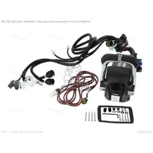 Yamaha Dual Engine Remote Control Kit - 6X6482076300 product image