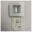 BCM - Square Recessed Spotlight White Stainless Steel - 3259/00 product image