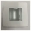 BCM - Square Recessed Spotlight White Stainless Steel - 3259/00 product image