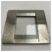 Vimar - Brushed Nickel Electric Mounting Plate 1-2 Module - 17092.34 product image