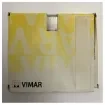 Vimar - Brushed Nickel Electric Mounting Plate 1-2 Module - 17092.34 product image