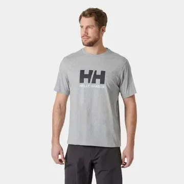 Helly Hansen - Men's T-Shirt LOGO 3.0 Grey Melange product image