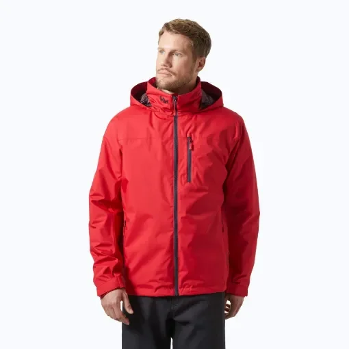 Helly Hansen - Men's Crew Hooded Midlayer 2 Red Jacket product image