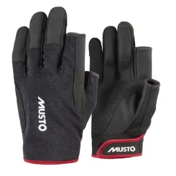 MUSTO - Ess Sailing LF 2.0 Black Fingerless Gloves product image