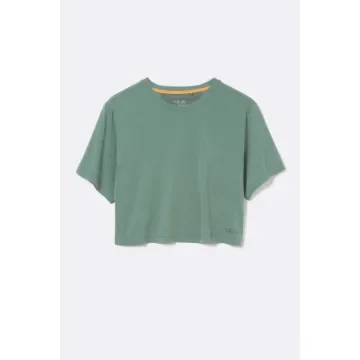 RAB - Women's Rivelin Crop Tee Sage - QBL-77-SGE-10 product image