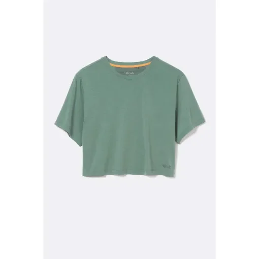 RAB - Women's Rivelin Crop Tee Sage - QBL-77-SGE-10 product image
