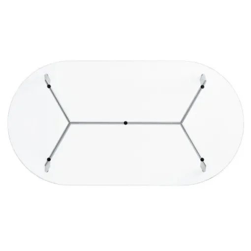 Crystal glass top 2600 X 1200 X 15 mm polished product image