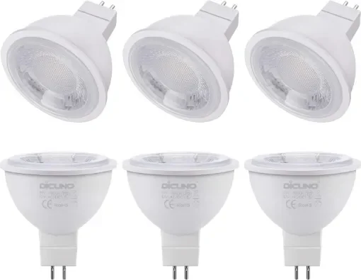 DiCUNO - MR16 GU5.3 5W LED Bulb, Non-Dimmable - Energy Class F product image