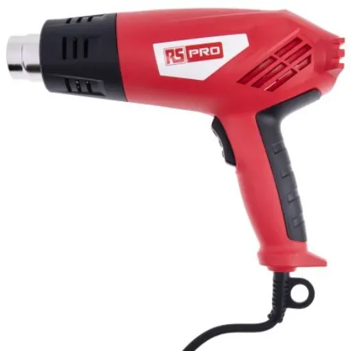 RS PRO EOT0201 550°C max Corded Heat Gun, Type C - EuroPlug - 1245158 product image