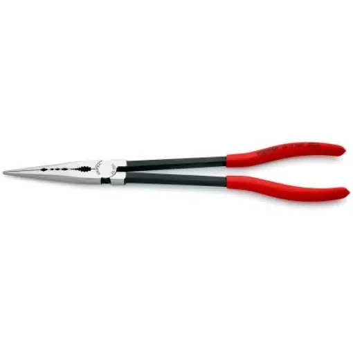 Knipex 28 71 Long Nose Pliers, 280 mm Overall, Straight Tip, 76,5mm Jaw - 28 71 280 product image