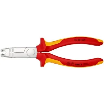 Knipex Stripping and drawing pliers, 165 mm Overall, VDE/1000V - 13 46 165 product image