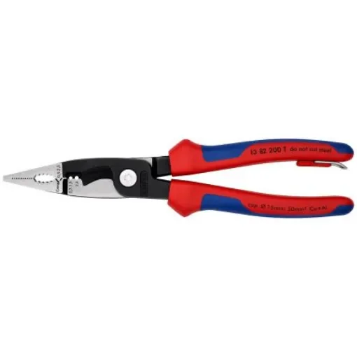 Knipex Combination Pliers, 200 mm Overall, Straight Tip - 13 82 200 T product image