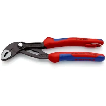 Knipex Cobra® Water Pump Pliers, 180 mm Overall, Angled, Straight Tip, 36mm Jaw - 87 02 180 T product image